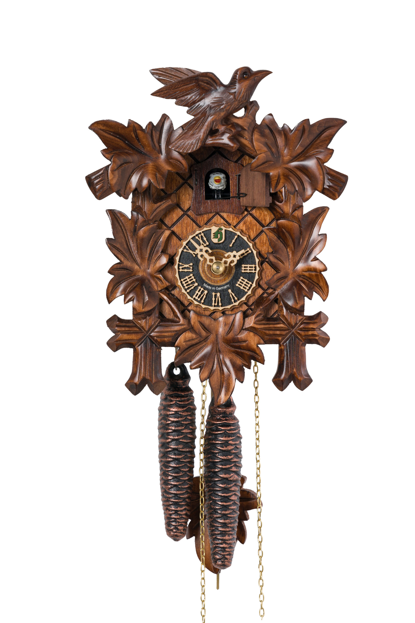 Original handmade Black Forest Cuckoo Clock  / Made in Germany 2-100nu