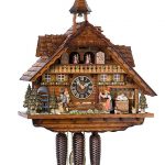 Original handmade Black Forest Cuckoo Clock  / Made in Germany 2-86206t