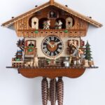 Original handmade Black Forest Cuckoo Clock  / Made in Germany 2-6768t