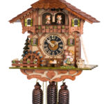 Original handmade Black Forest Cuckoo Clock  / Made in Germany 2-86205t