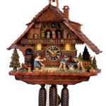 Original handmade Black Forest Cuckoo Clock  / Made in Germany 2-86275t