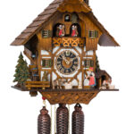 Original handmade Black Forest Cuckoo Clock  / Made in Germany 2-86294t