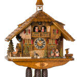 Original handmade Black Forest Cuckoo Clock  / Made in Germany 2-8638t