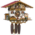 Original handmade Black Forest Cuckoo Clock  / Made in Germany 2-8664t Zenzi