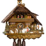 Original handmade Black Forest Cuckoo Clock  / Made in Germany 2-8680t