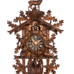 Original handmade Black Forest Cuckoo Clock  / Made in Germany 2-8682-8t
