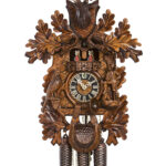 Original handmade Black Forest Cuckoo Clock  / Made in Germany 2-8687-5t