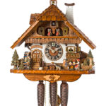 Original handmade Black Forest Cuckoo Clock  / Made in Germany 2-86263T