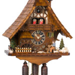 Original handmade Black Forest Cuckoo Clock  / Made in Germany 2-86266T