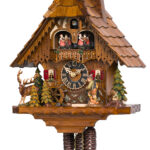 Original handmade Black Forest Cuckoo Clock  / Made in Germany 2-6209t