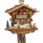 Original handmade Black Forest Cuckoo Clock  / Made in Germany 2-6214t