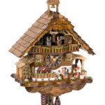 Original handmade Black Forest Cuckoo Clock  / Made in Germany 2-6216t