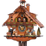 Original handmade Black Forest Cuckoo Clock  / Made in Germany 2-6275t