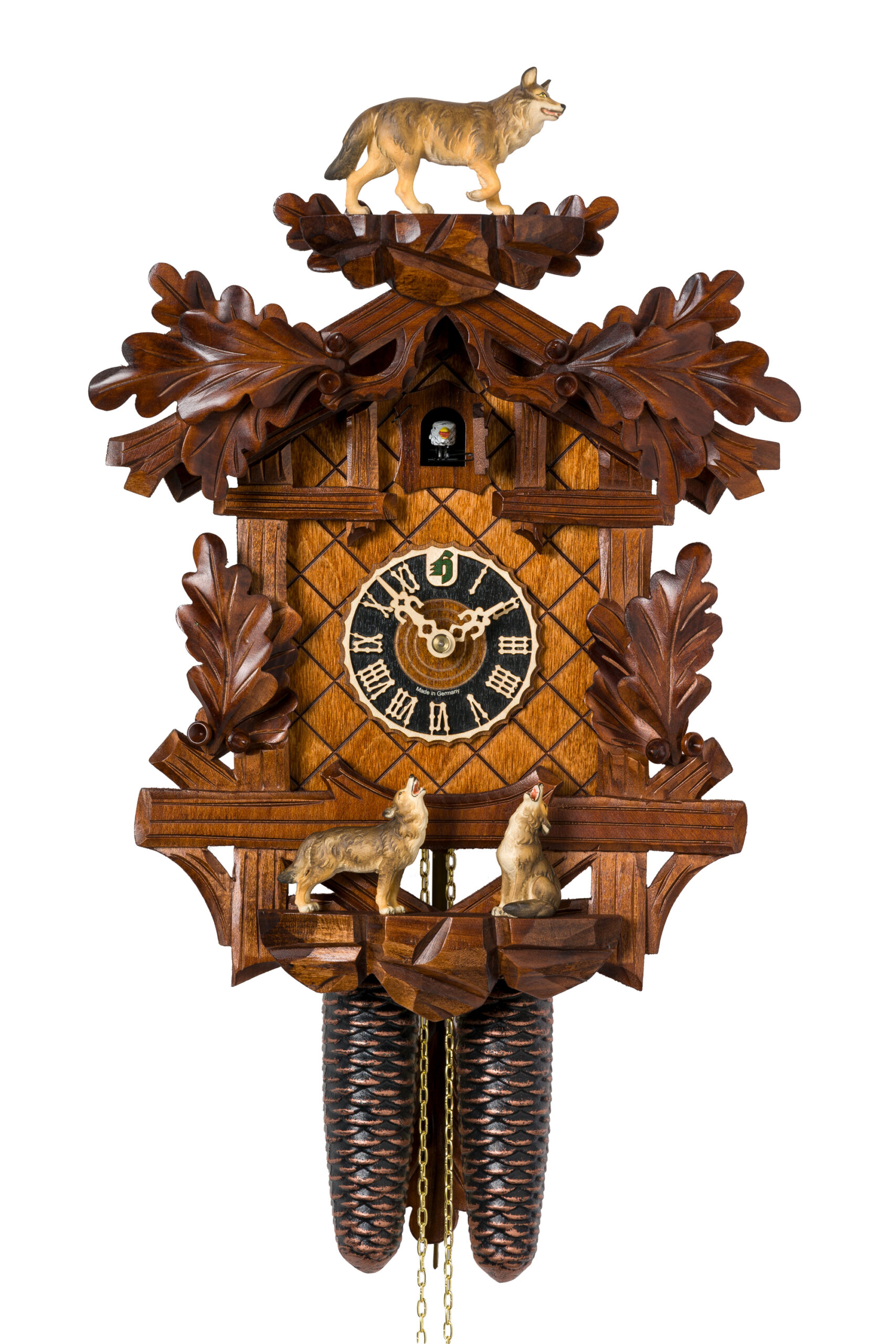 Original handmade Black Forest Cuckoo Clock  / Made in Germany 2-8238-4ko