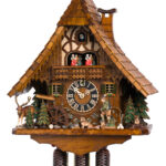 Original handmade Black Forest Cuckoo Clock  / Made in Germany 2-86209t