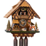 Original handmade Black Forest Cuckoo Clock  / Made in Germany 2-86219t