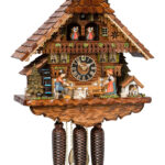 Original handmade Black Forest Cuckoo Clock  / Made in Germany 2-8621t
