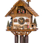 Original handmade Black Forest Cuckoo Clock  / Made in Germany 2-8643t
