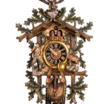 Original handmade Black Forest Cuckoo Clock  / Made in Germany 2-8667-8tbu