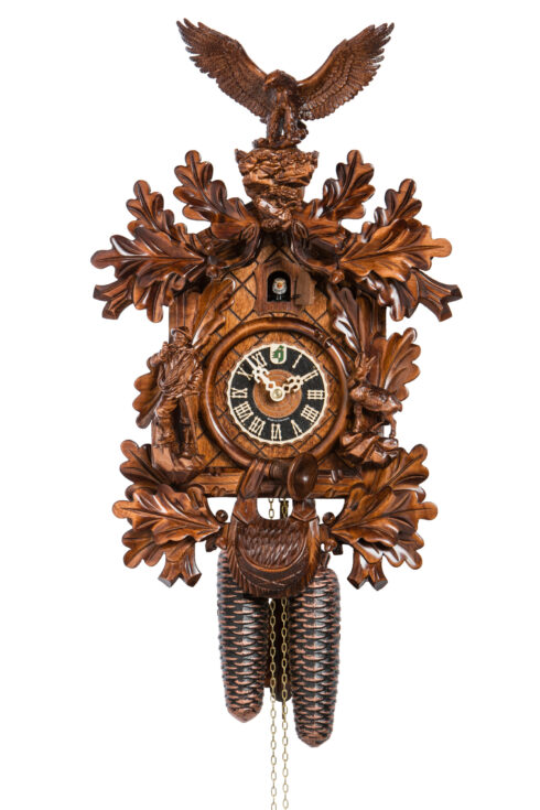 Original handmade Black Forest Cuckoo Clock  / Made in Germany 2-867-4nu