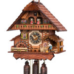 Original handmade Black Forest Cuckoo Clock  / Made in Germany 2-86787t