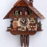 Original handmade Black Forest Cuckoo Clock  / Made in Germany 2-6763t