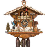 Original handmade Black Forest Cuckoo Clock  / Made in Germany 2-86214t