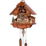 Original handmade Black Forest Cuckoo Clock  / Made in Germany 2-6233TQ HGQ