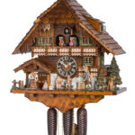 Original handmade Black Forest Cuckoo Clock  / Made in Germany 2-86732T